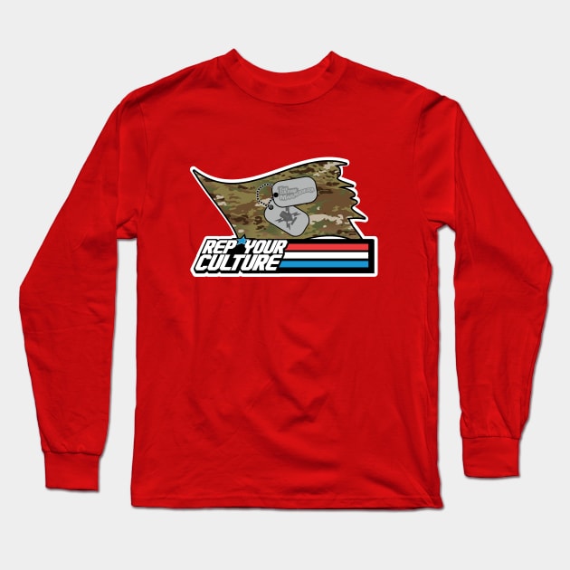 The Rep Your Culture Line: Military Service Long Sleeve T-Shirt by The Culture Marauders